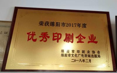 2017年度******印刷企業(yè)